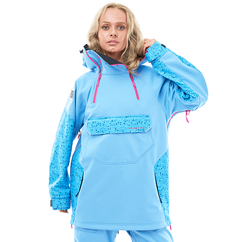 Куртка-анорак сноубордическая DF UKTUS Woman Blue - Pink                    
