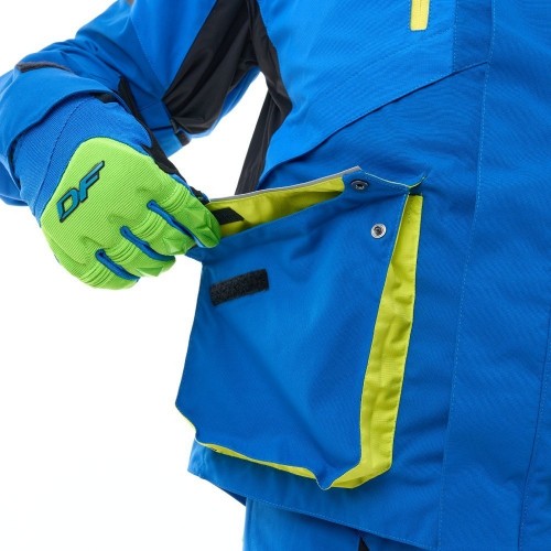 Куртка Эндуро Freeride DF Blue-Yellow фото 13